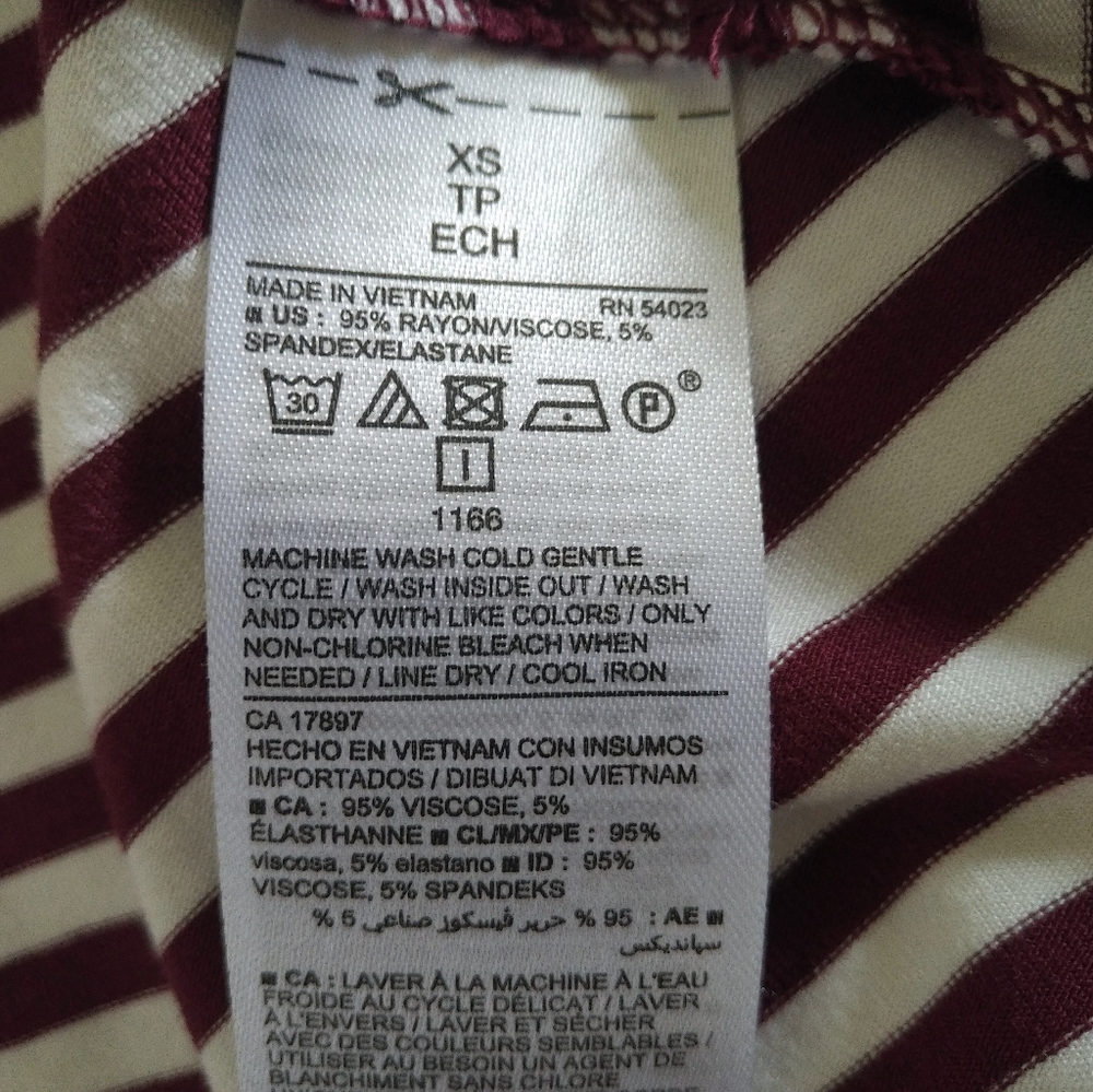 ✨️HP✨️ Old Navy🇺🇸 Striped T-Shirt Dress Sz XS - NWT - Picture 6 of 7